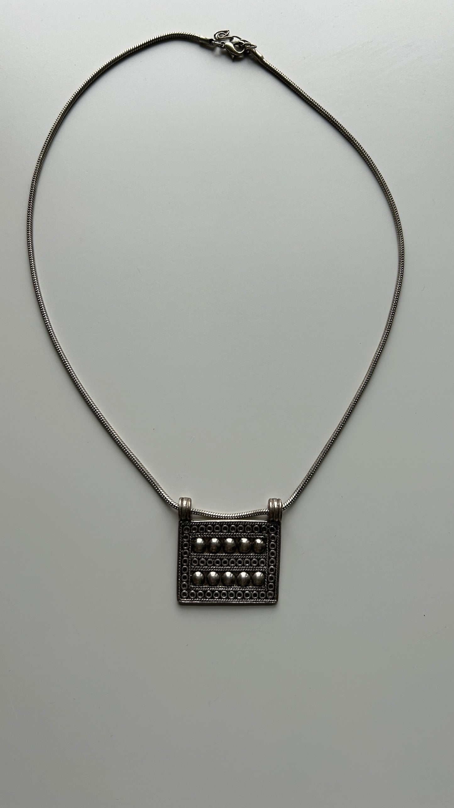 Silver Statement Necklace
