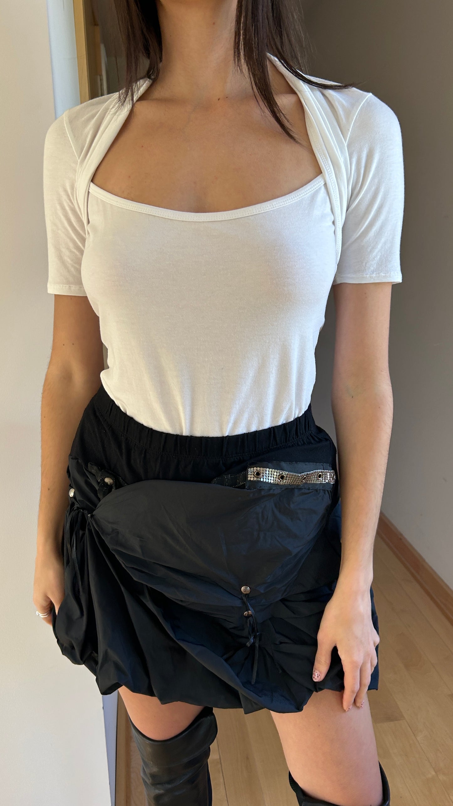 Faux Shrug Top
