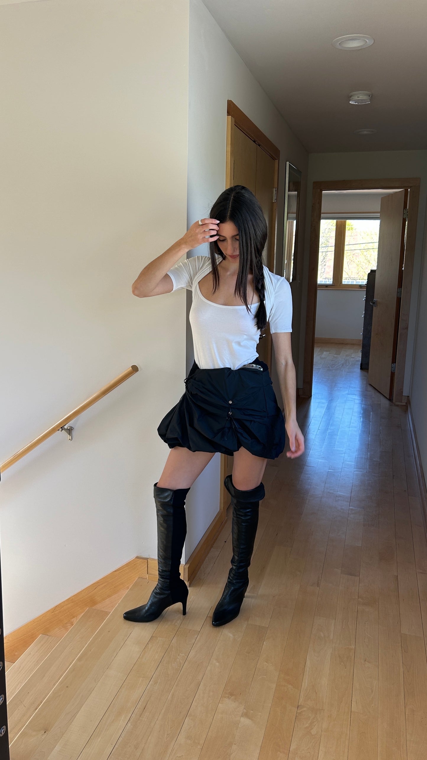 Bubble Gathered Skirt