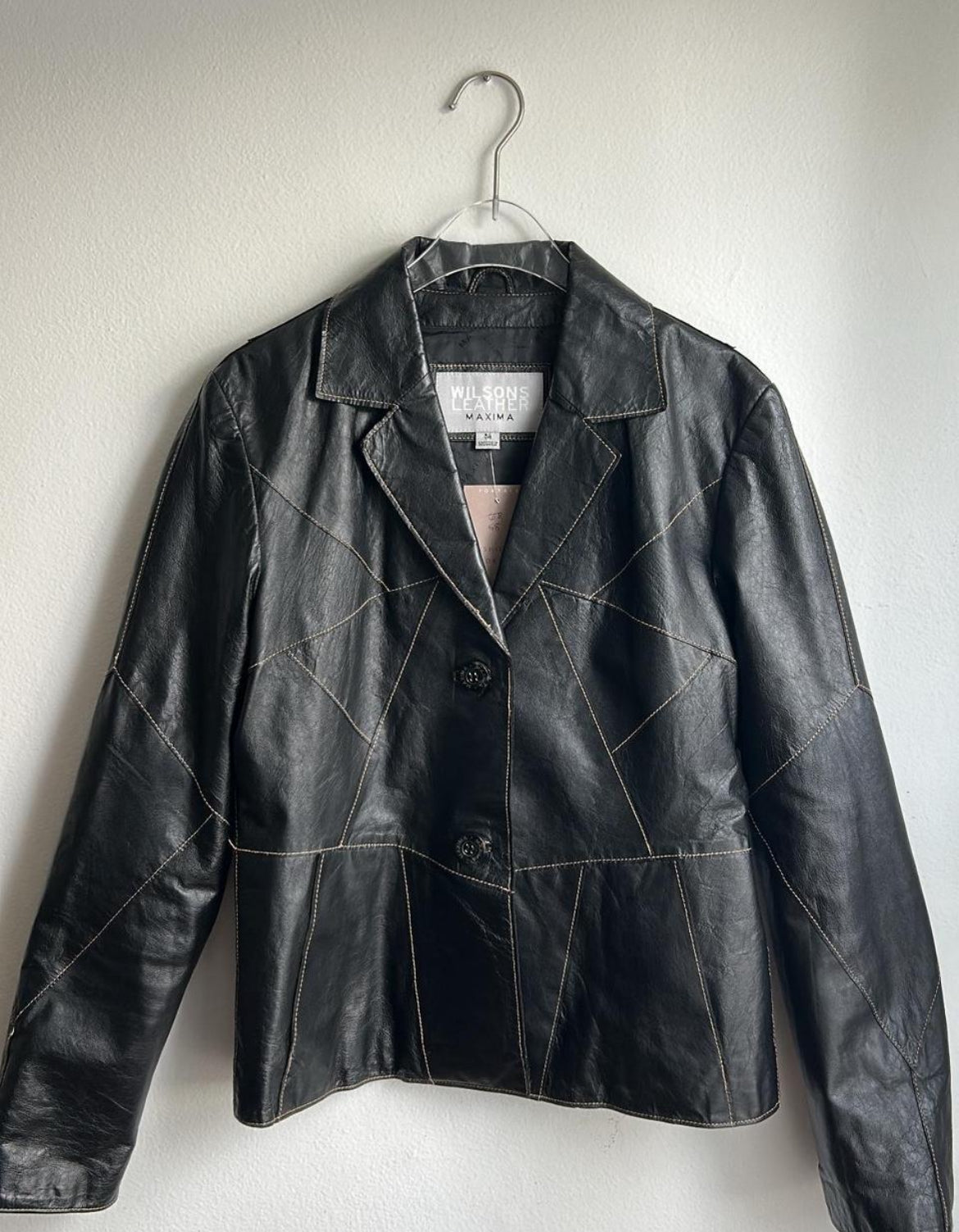 Patchwork Leather Jacket