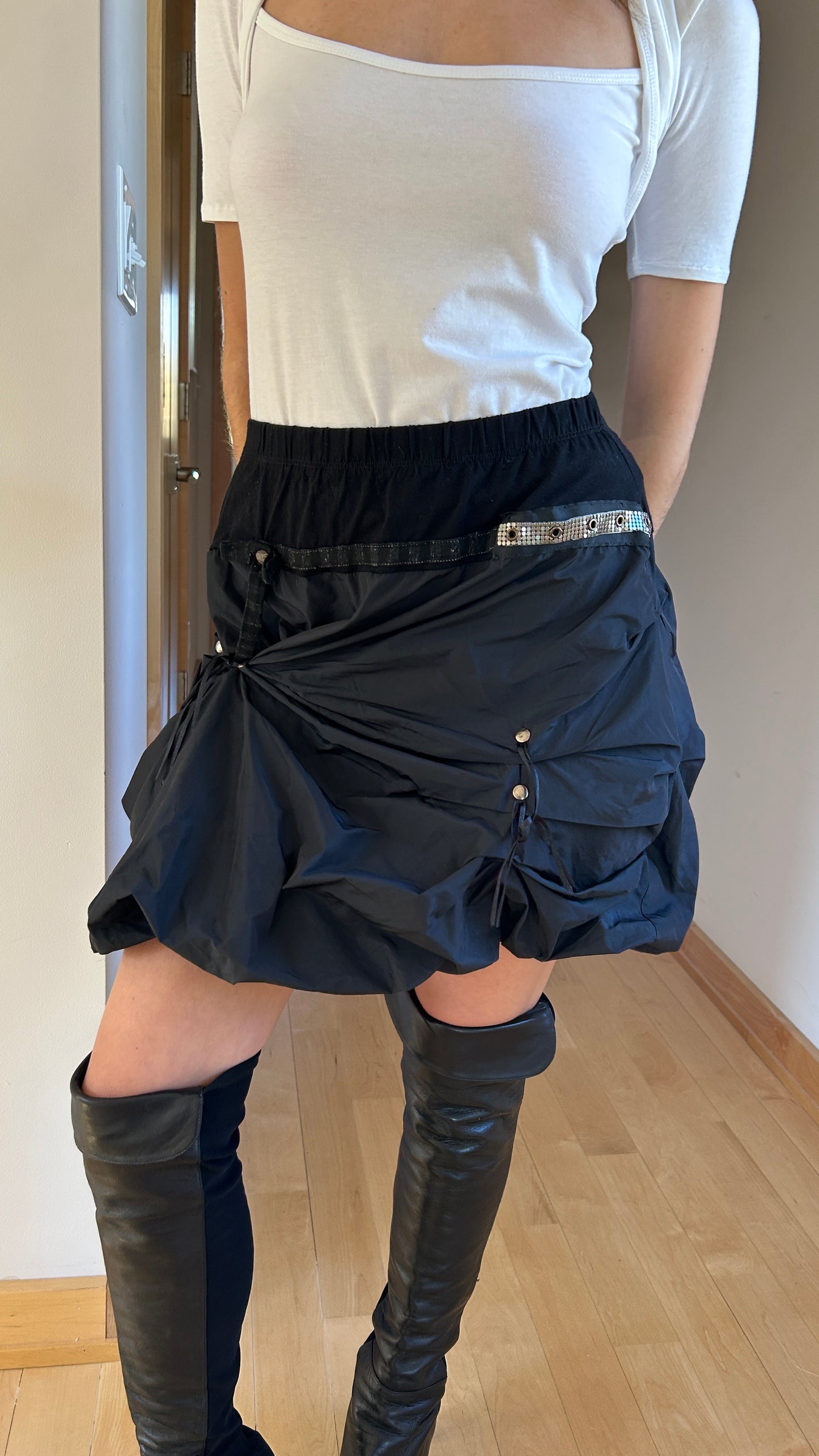 Bubble Gathered Skirt