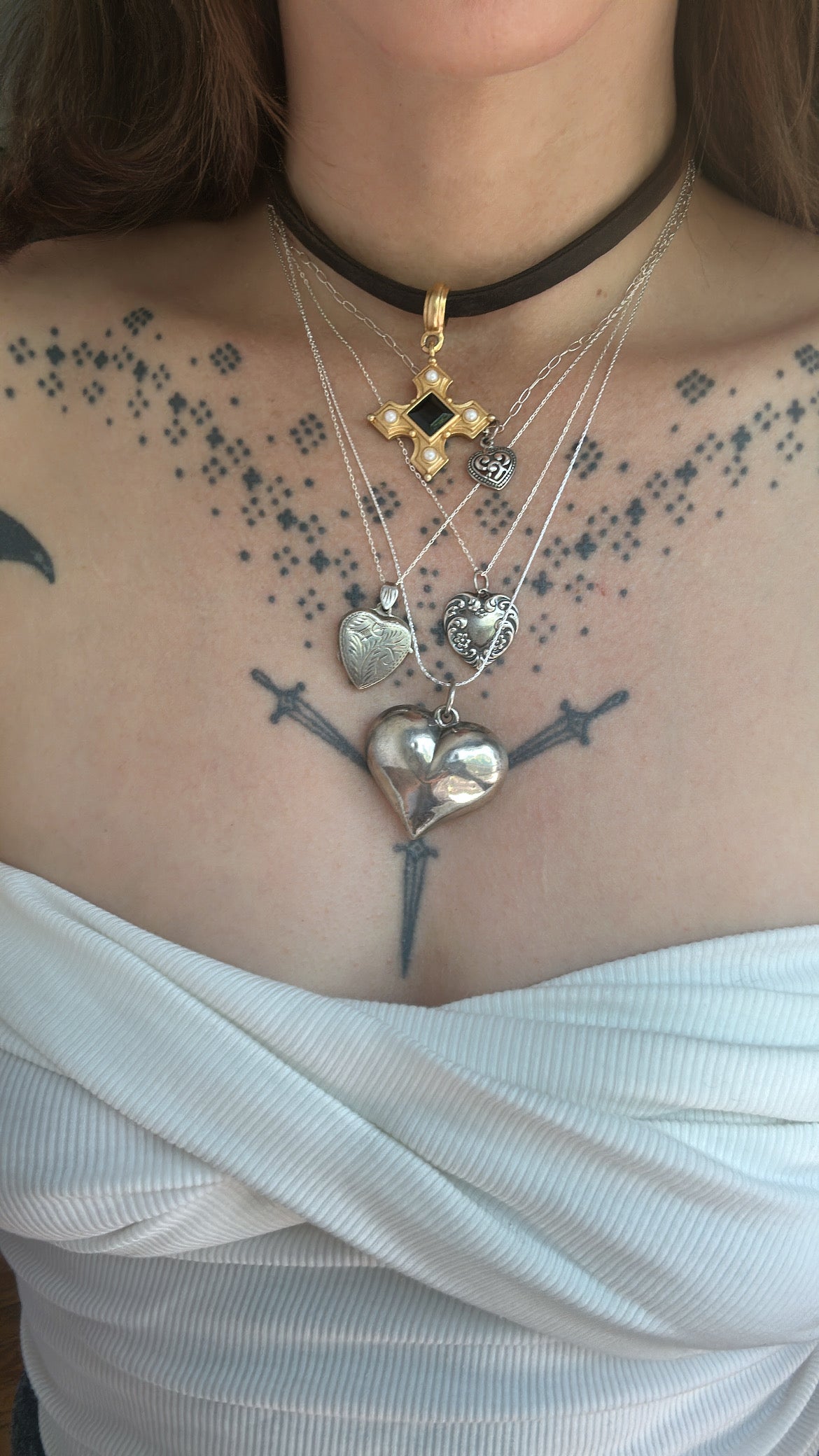 Puff Heart Necklace