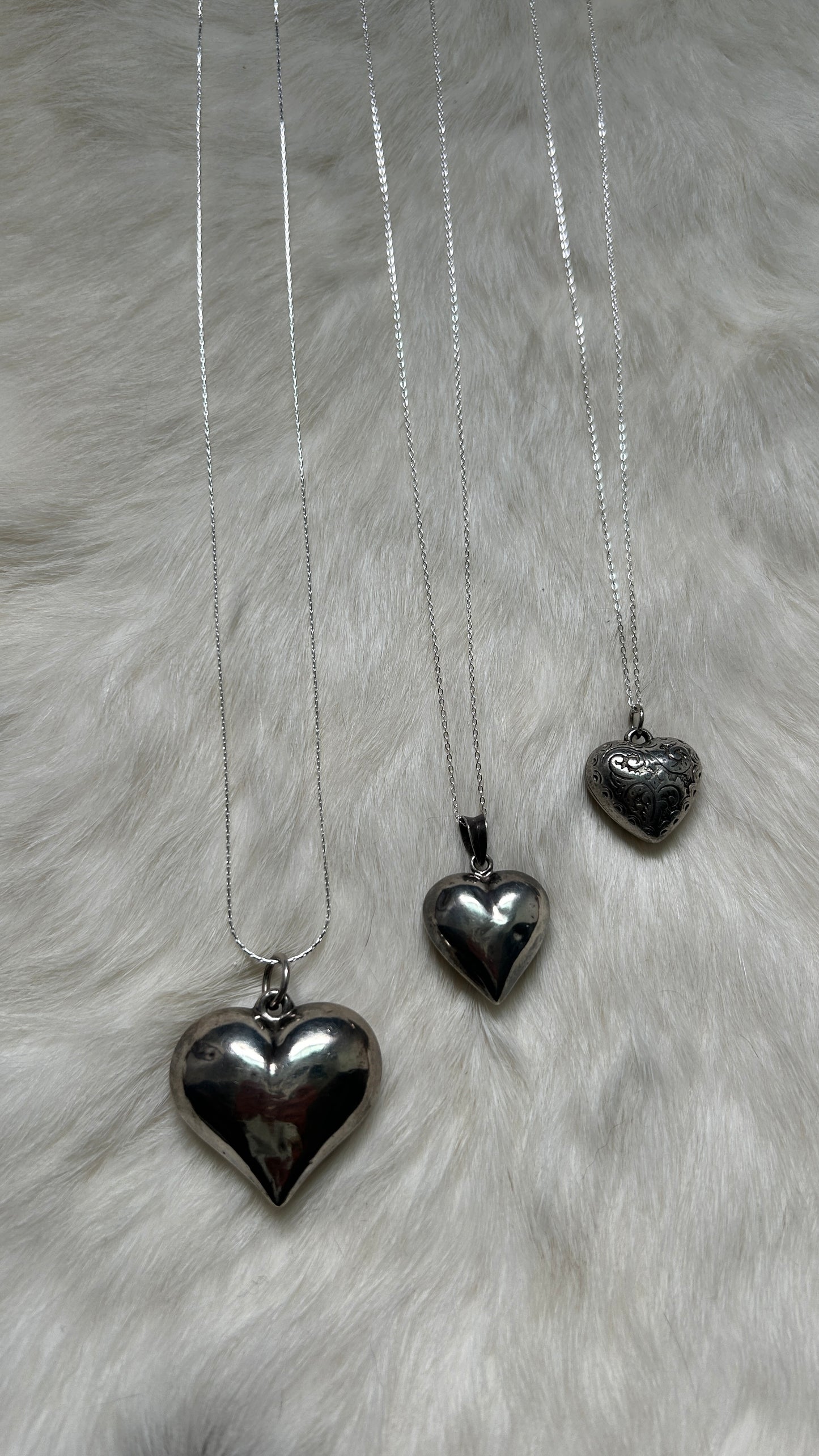 Puff Heart Necklace