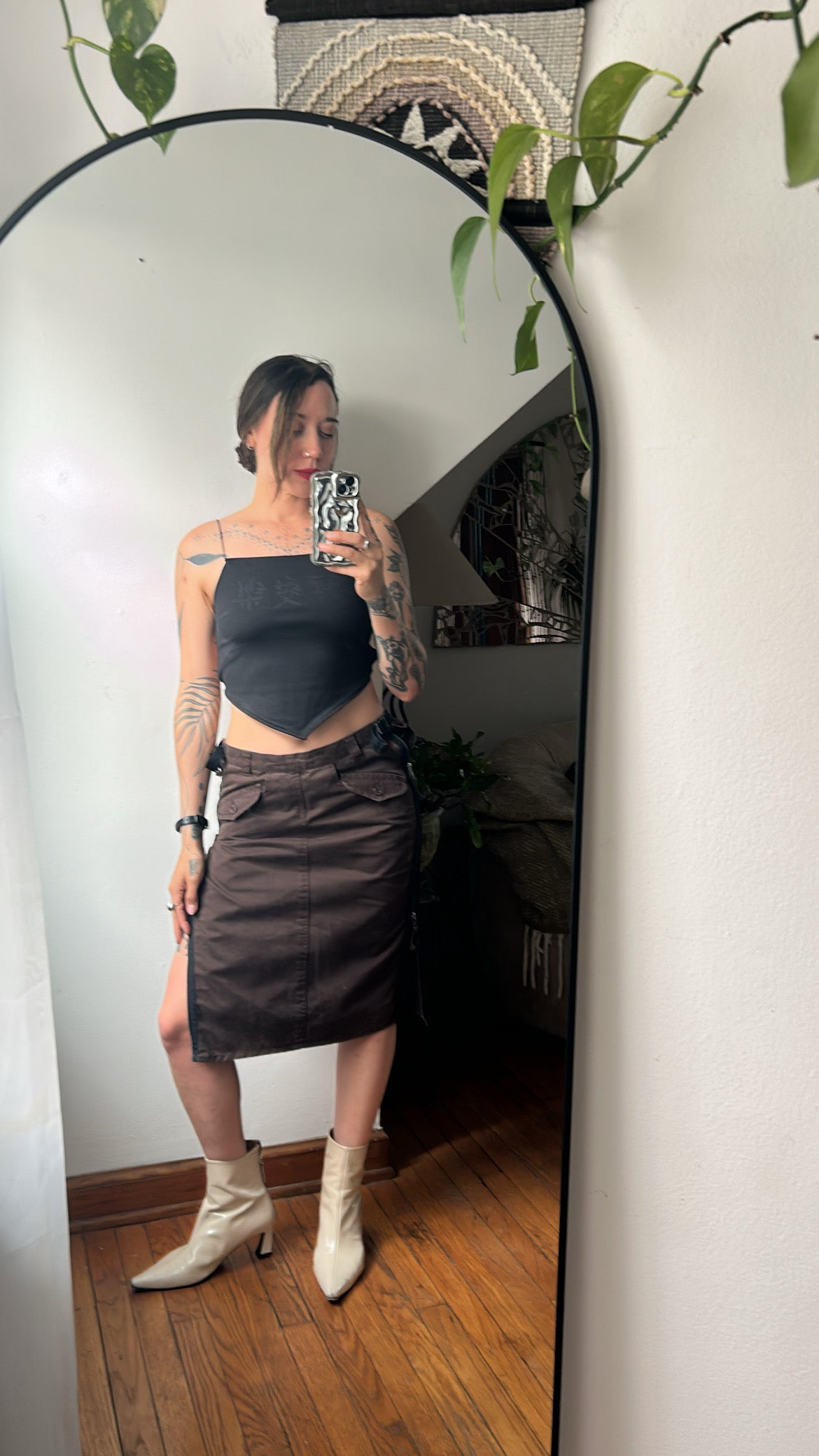 Guess Zipper Utility Skirt