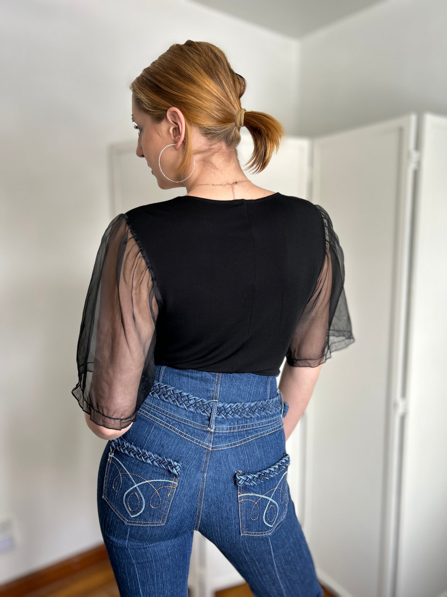 Wide Leg Ultra High Rise Jeans