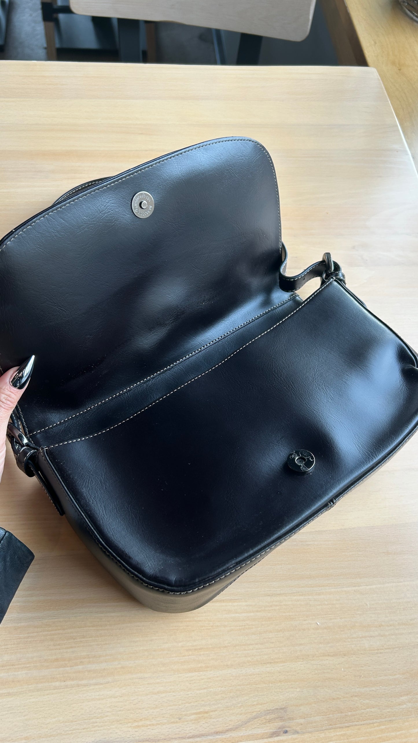 Grommet Leather Bag