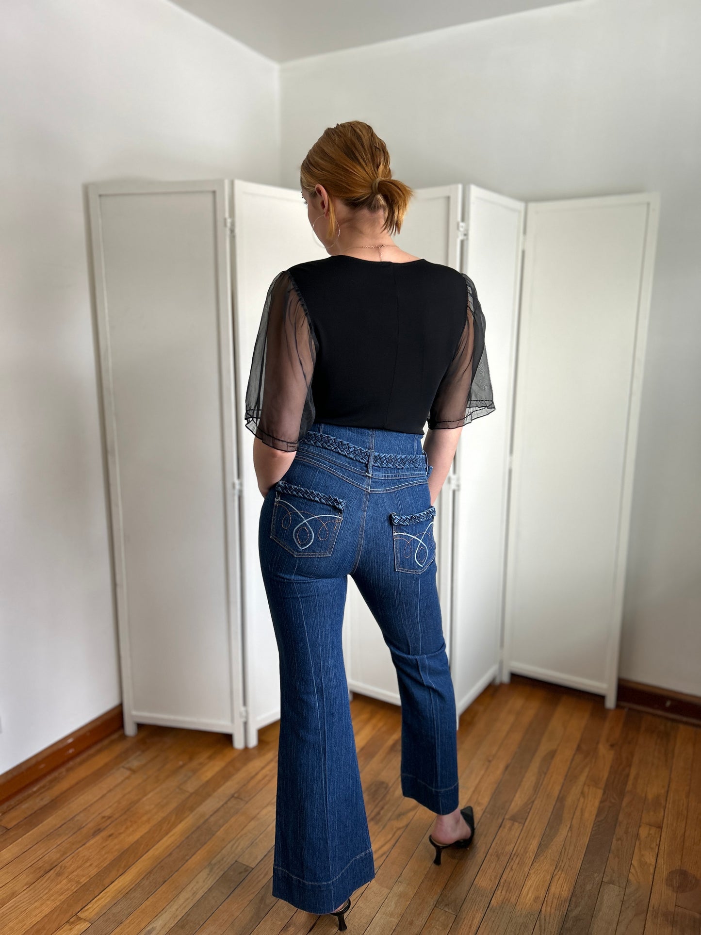 Wide Leg Ultra High Rise Jeans