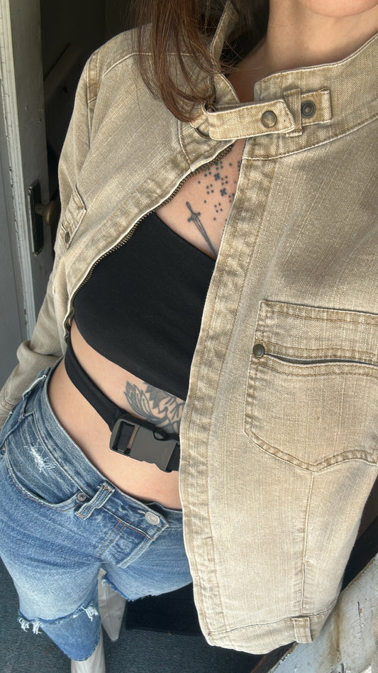 Moto Denim Jacket