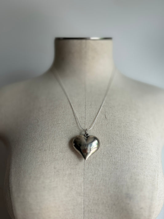 Puff Heart Necklace